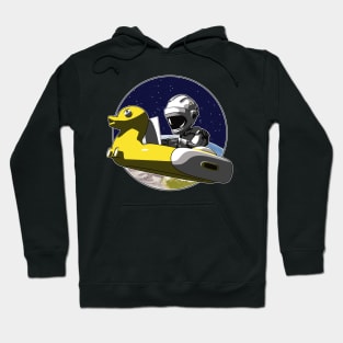 Astronaut and teleworking in space Hoodie